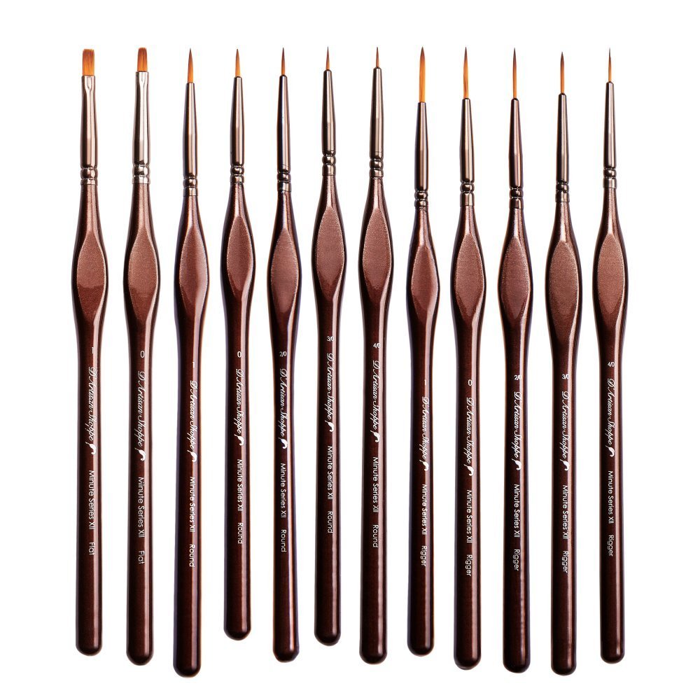 Miniature Paint Brushes 12 piece set