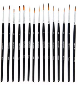 15 Piece Virtuso Fine Paint Brushes Set